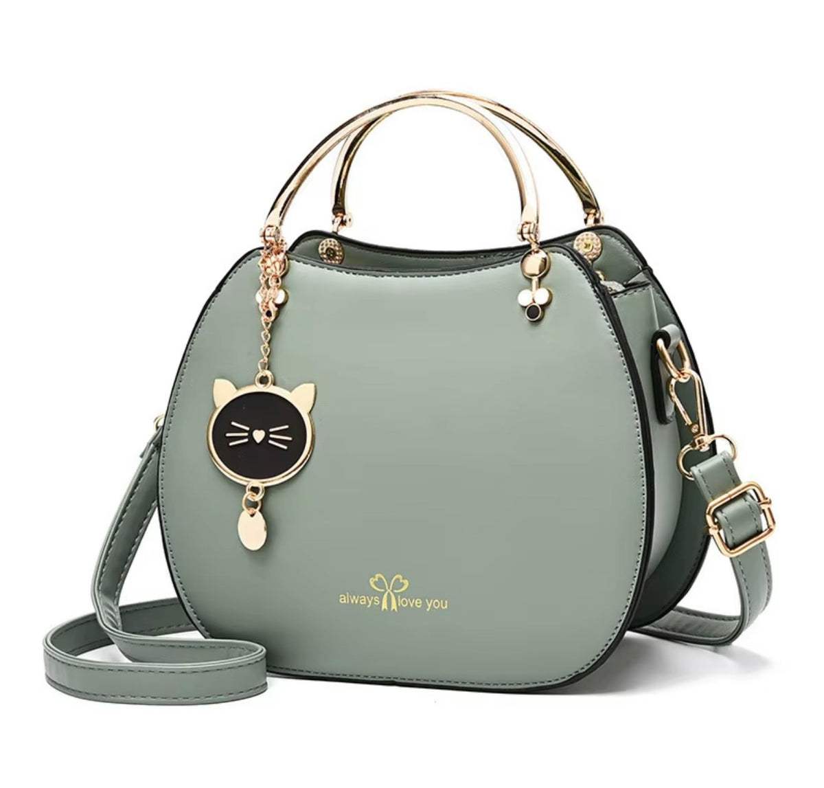 Luxury Women Bags 👜 Women’s Elegant Shoulder & Crossbody Cat Pendant Handbag
