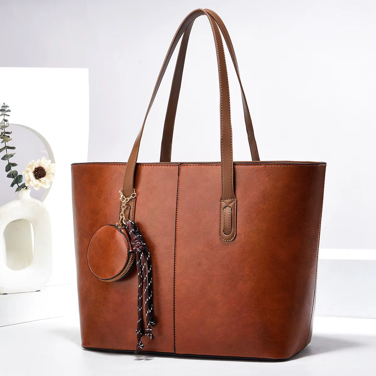 Women’s Simple Fashion Hand Shoulder Bag Large Capacity
