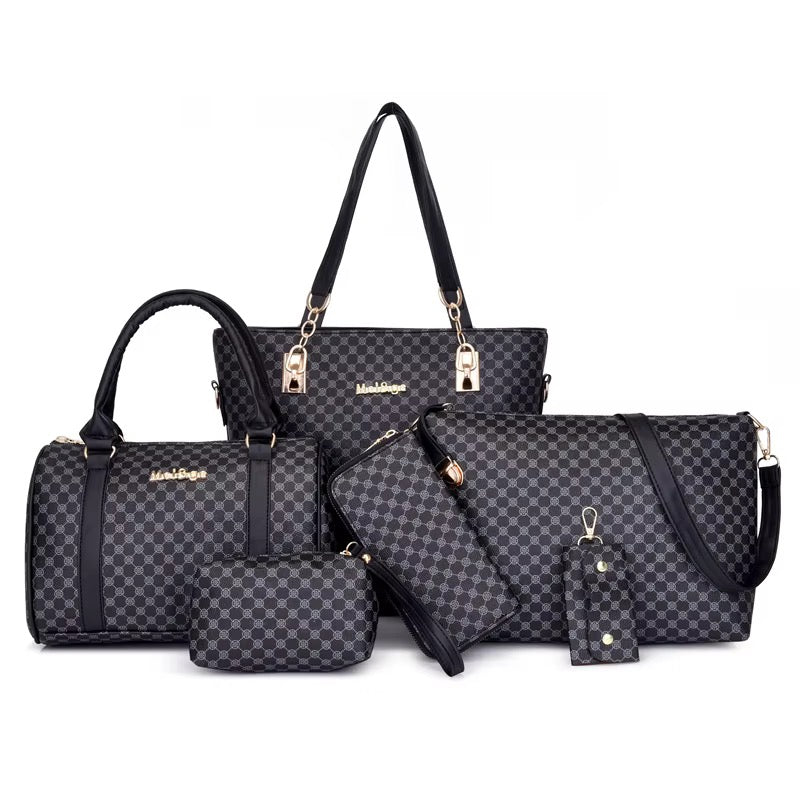 6-Piece Women’s Luxury Handbag Set
