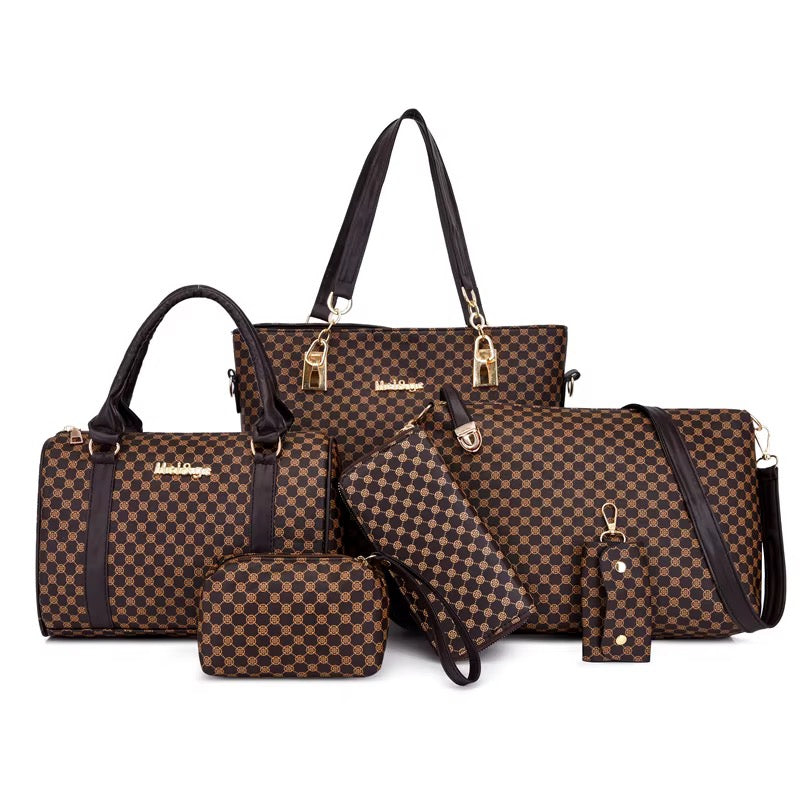 6-Piece Women’s Luxury Handbag Set