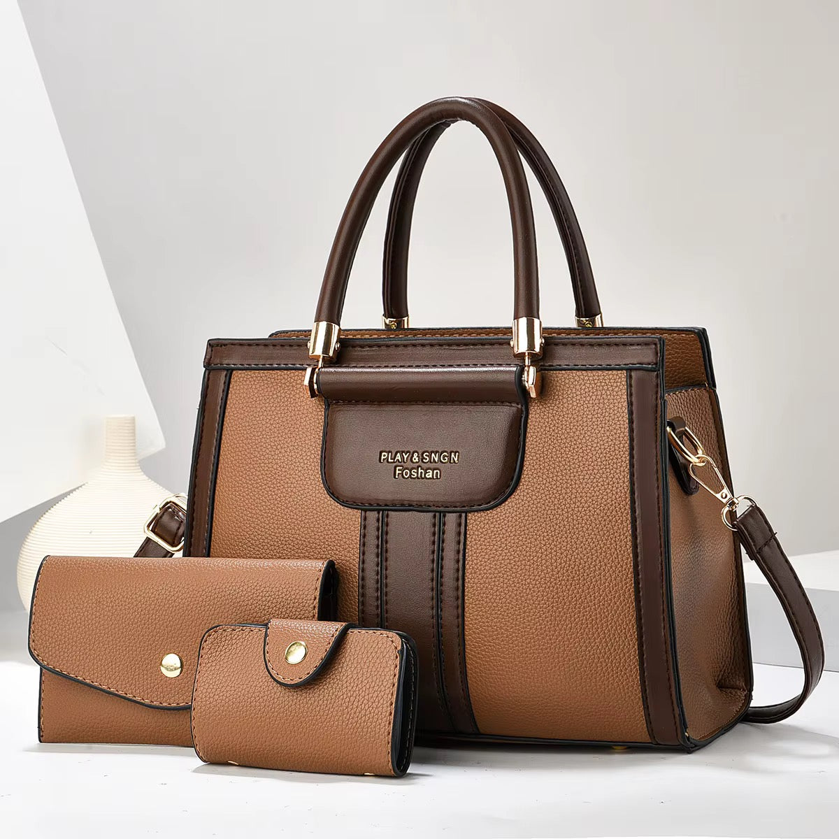 Elegant Women’s 3-Piece Handbag Set