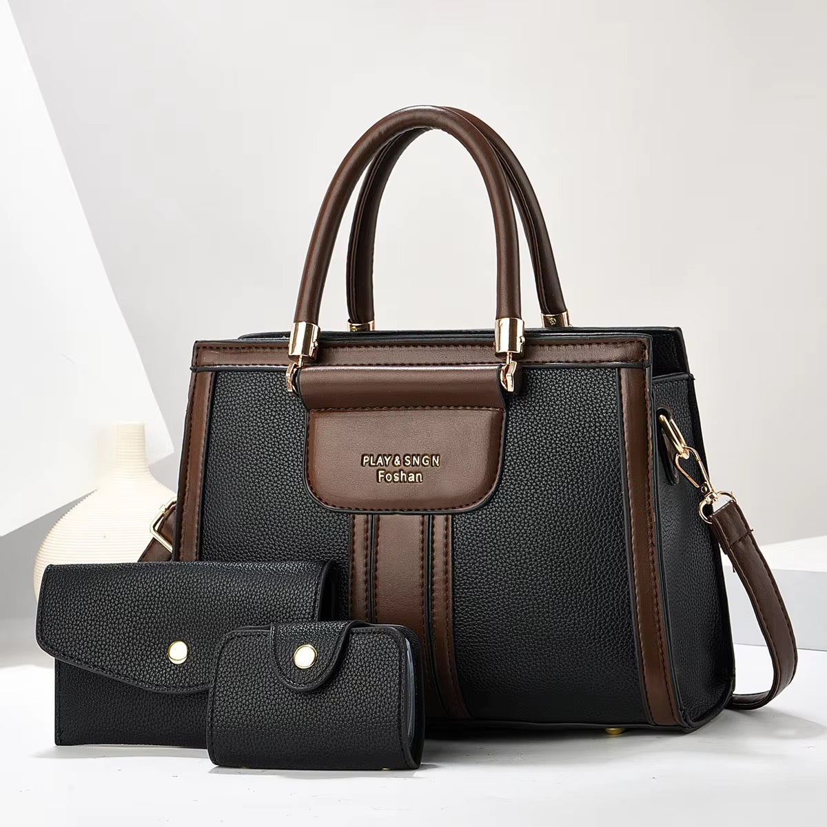 Elegant Women’s 3-Piece Handbag Set