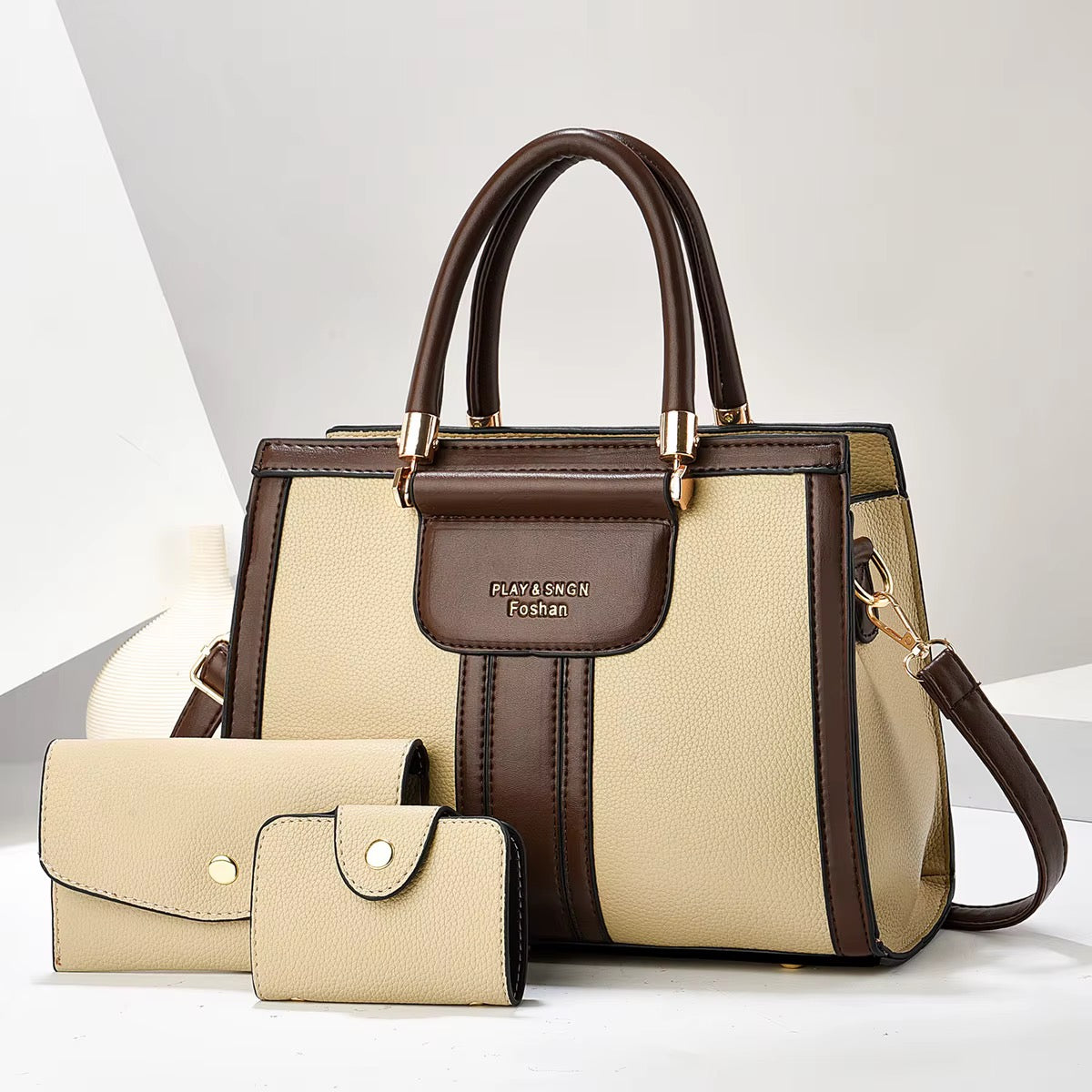 Elegant Women’s 3-Piece Handbag Set