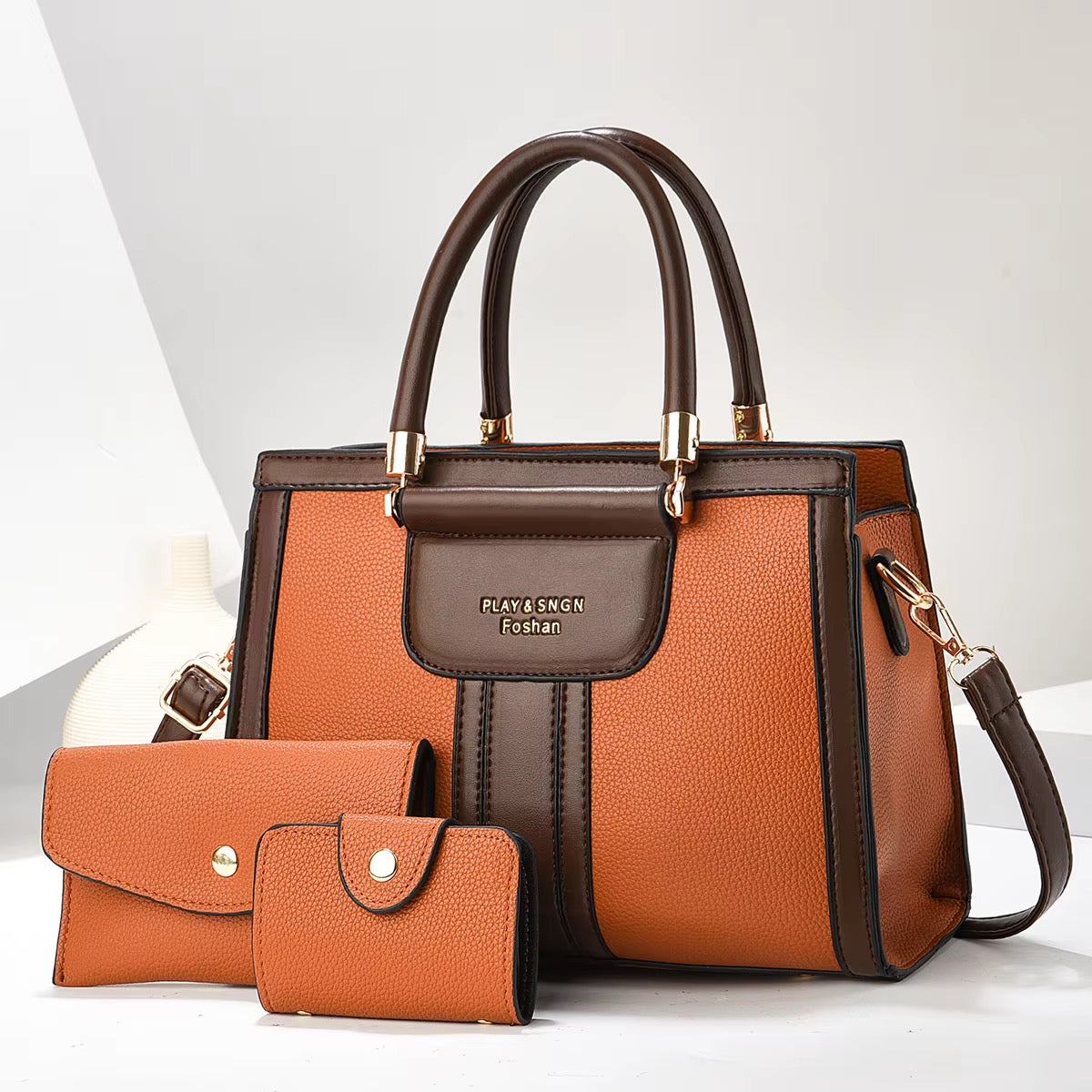 Elegant Women’s 3-Piece Handbag Set