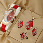 💎 Luxury Crystal Watch & Jewelry Set