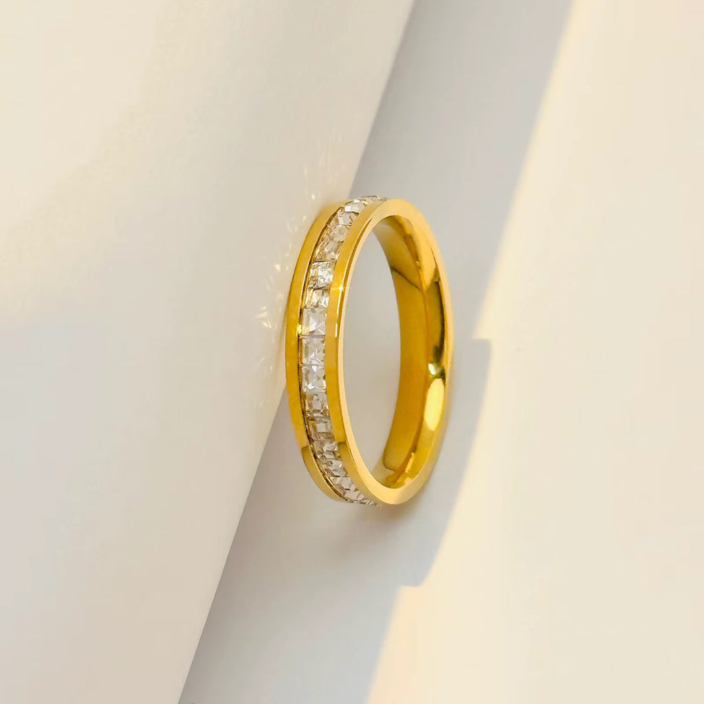 Gold Plated Stainless Ring