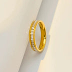 Gold Plated Stainless Ring