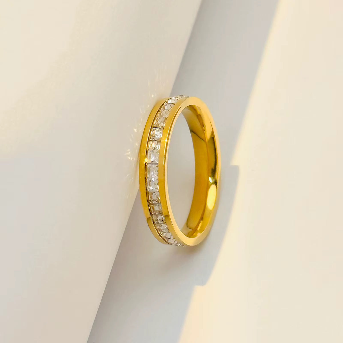 Gold Plated Stainless Ring