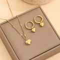 Gold Plated Heart Shape Pendant