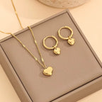 Gold Plated Heart Shape Pendant
