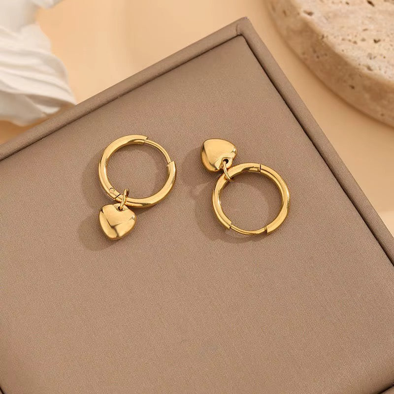 Gold Plated Heart Shape Pendant