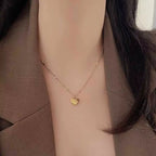 Gold Plated Heart Shape Pendant